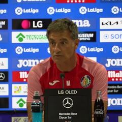 Míchel: "Tengo buen aprendizaje de cuando era jugador: jamás mirábamos al entrenador"