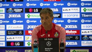 Míchel: "Tengo buen aprendizaje de cuando era jugador: jamás mirábamos al entrenador"