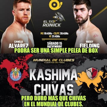 Los memes del Canelo que duran más que Rocky Fielding