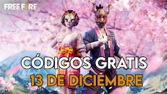 Free Fire | Códigos de hoy jueves 13 de noviembre de 2025: recompensas gratis