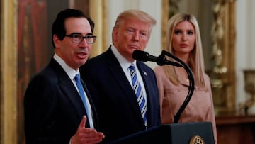 El Secretario del Tesoro de Estados Unidos, Steven Mnuchin, declar&oacute; que Donald Trump apoya una segunda ronda de cheques de est&iacute;mulo antes del 20 de julio.