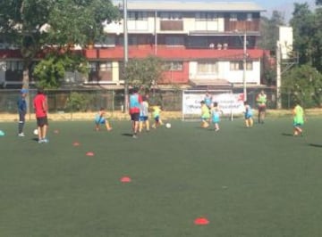 Otra actividad junto a la Municipalidad de Recoleta.