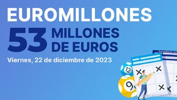 Euromillones: comprobar los resultados del sorteo de hoy, viernes 22 de diciembre