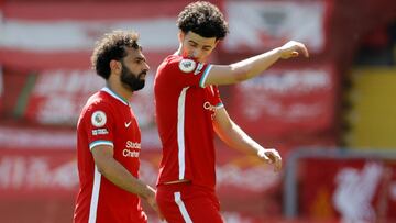 Salah se marchó muy enfadado del partido contra el Newcastle.