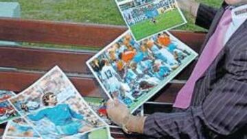 El mítico guardameta, fiel a su estilo.