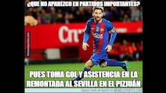 Los memes más divertidos del Sevilla-Barcelona