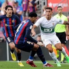 Bellerín, KO; Araújo, sin pronóstico de regreso