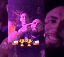 La animada fiesta de Arturo Vidal junto a amigos en Chile