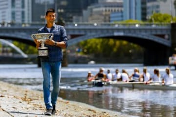 Abrió la temporada con el Open de Australia ganando a Andy Murray.