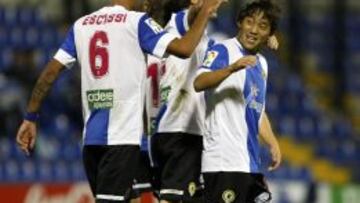 Sugi se estrenó como goleador ante el Sabadell.