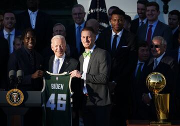 Así fue la visita de los Bucks a la Casa Blanca