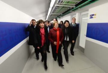 Michelle Bachelet inauguró el estadio Ester Roa de Concepción. Recibirá el duelo con Brasil y Paraguay, además de una semifinal y la definición del tercer lugar.