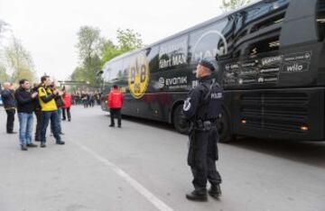 La seguridad, protagonista del B. Dortmund-Mónaco
