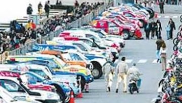 <b>LLENO. </b>Más de 180 coches participarán en la prueba africana.