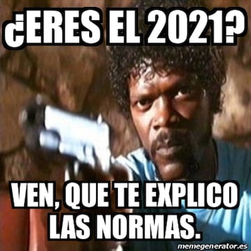 Despu¨¦s del desastre que fue el a?o 2020, muchos usuarios utilizaron memes de advertencia para el 2021 y no se equivocaron. Nada m¨¢s empezar el a?o tuvimos el desastre de Filomena, seguimos con el coronavirus y hacia el mes de septiembre llg¨® la erupci¨®n del volc¨¢n de La Palma. Por no hablar de que el final del a?o ha estado marcado por el aumento de contagios por la nueva variante Omicron.