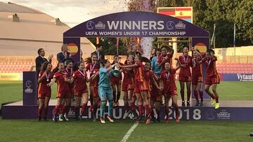 Espa&ntilde;a Sub-17 femenino gan&oacute; la Eurocopa ante Alemania.