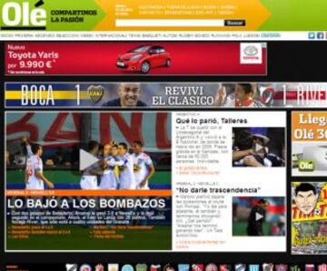 Portadas de la prensa extranjera