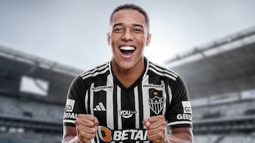 Brahian Palacios, jugador colombiano de Atlético Mineiro