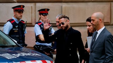 17/10/22 BARCELONA LLEGADA INICIO JUICIO CASO NEYMAR JUZGADOS