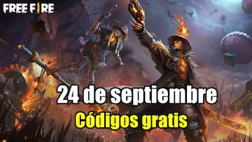 Códigos Free Fire de hoy 24 de septiembre de 2021; todas las recompensas gratis