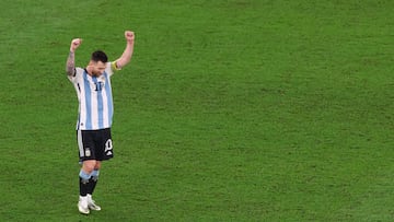 Argentina hang on to beat Australia for a place in the 2022 World Cup quarter-finals in Lionel Messi's 1000th career game.