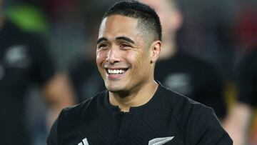 Aaron Smith, durante un partido con la camiseta de Nueva Zelanda.