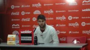 Rúper en sala de prensa.