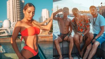 Luisa Fernanda W pasa sus vacaciones en Cartagena