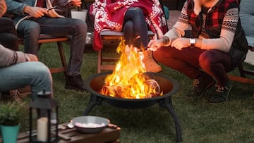 Disfruta de tu jardín también en invierno con este brasero para exteriores ligero, elegante y compacto en Amazon.