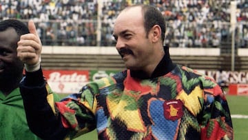 El m&iacute;tico portero del Liverpool, Bruce Grobbelaar.