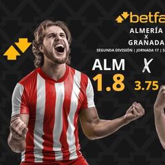UD Almería vs. Granada CF: horario, dónde ver, pronósticos y clasificación