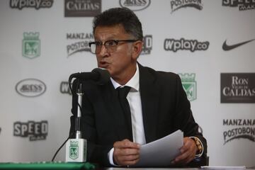 El entrenador risaraldense volvió al equipo verde luego de cuatro años. "Hay unas ganas enorme de cumplirle a toda la afición", aseguró.