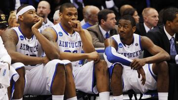 DeMarcus Cousins y John Wall en su año en la NCAA