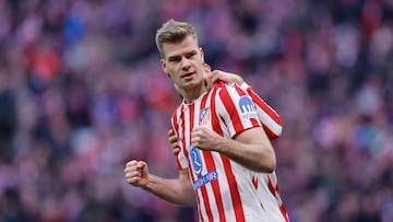 Alexander Sørloth celebra su gol.