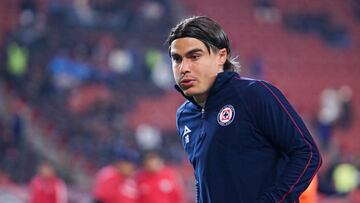 Luka Romero of Cruz Azul during the 4th round match between Tijuana and Cruz Azul as part of the Liga BBVA MX, Torneo Clausura 2025 at Caliente Stadium, on January 31, 2025 in Tijuana, Baja California, Mexico.