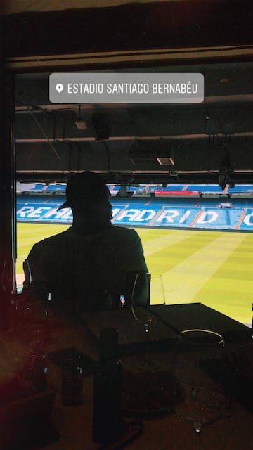 Karl-Anthony Towns en el Santiago Bernab&eacute;u.