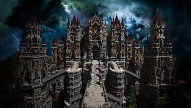 Así es Anor Londo de Dark Souls en Minecraft