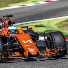 Alonso explica las prestaciones de su monoplaza para Singapur