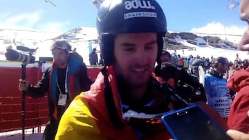 La alegría del subcampeón en el Mundial de Snowboard