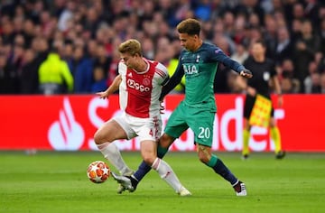 De Ligt in action against Tottenham in the Champions League semi-final.