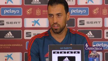 Busquets, apenado por la ausencia de Jordi Alba en la Selección