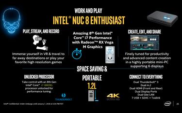 Intel presenta su 8ª generación de procesadores en colaboración con AMD.