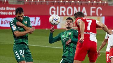 21/02/21  PARTIDO SEGUNDA DIVISION 
 GIRONA - CASTELLON 
 CHRISTIAN STUANI JAVI MOYANO