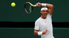 Nadal preparó con Nishikori su debut ante el japonés Sugita