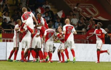 Mónaco y Falcao celebran: ¡Campeones de Francia!