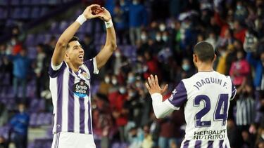 31/10/21 PARTIDO SEGUNDA DIVISION REAL VALLADOLID - EIBAR GOL 1-0 DE YAMIQ ALEGRIA