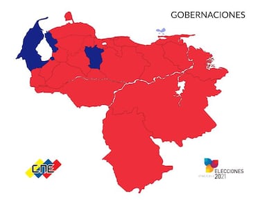 Resultados elecciones regionales en Venezuela: así queda el mapa por gobernaciones y alcaldías