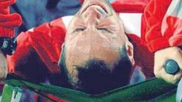 <b>MALA SUERTE. </b>Petrov se retiró del campo con unos preocupantes gestos de dolor. Las pruebas han confirmado el peor presagio.