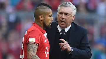 Vidal envía mensaje a Ancelotti