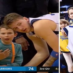 El detallazo de Doncic con un niño contra el que chocó
